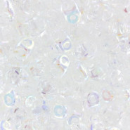 SuperDuo perlen 2.5x5mm Crystal AB